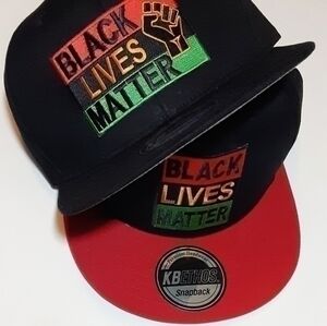 KBETHOS Black Lives Matter Snapback Cap- Red